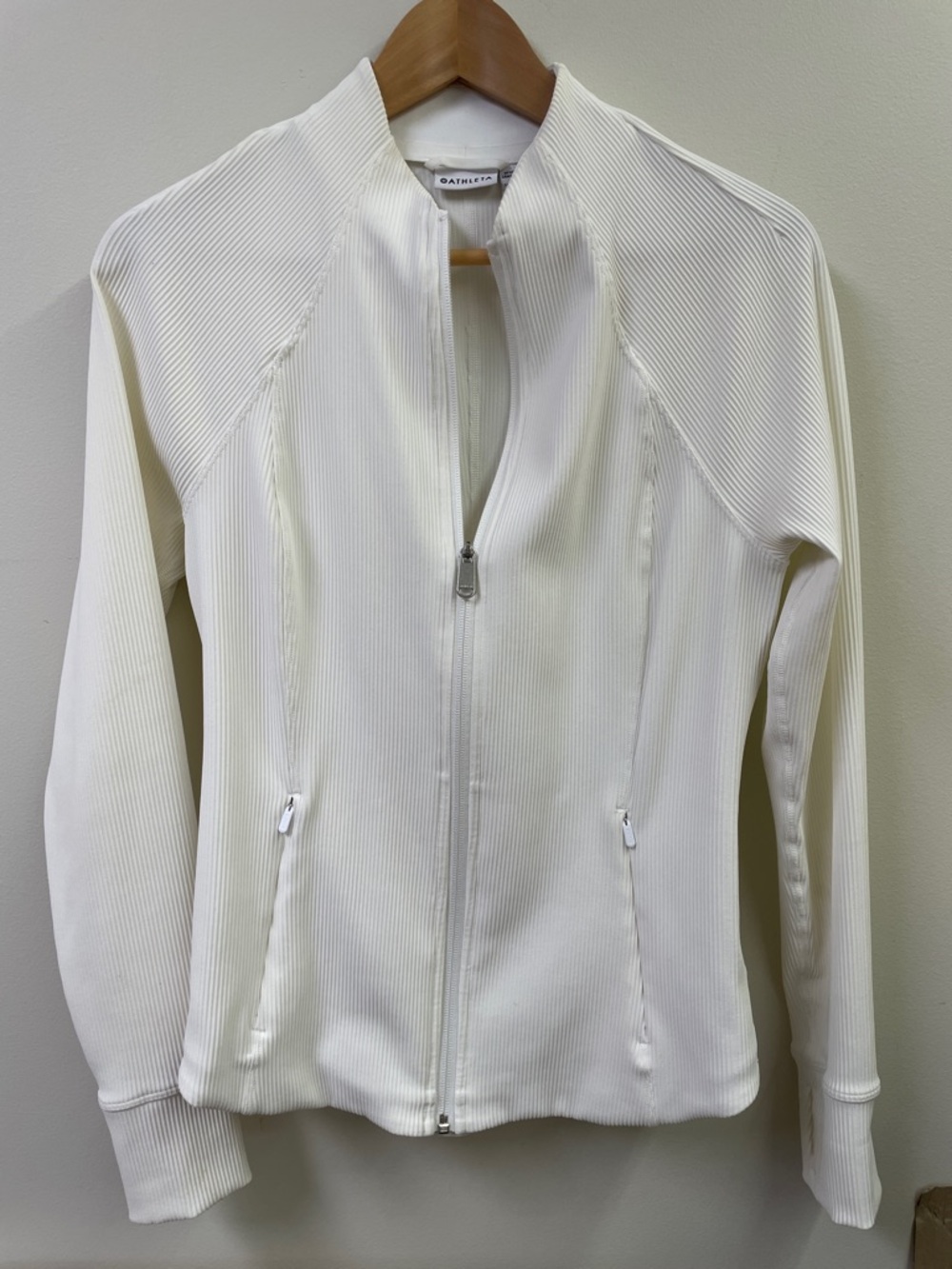Athleta Ribbed Salutation Stash Jacket